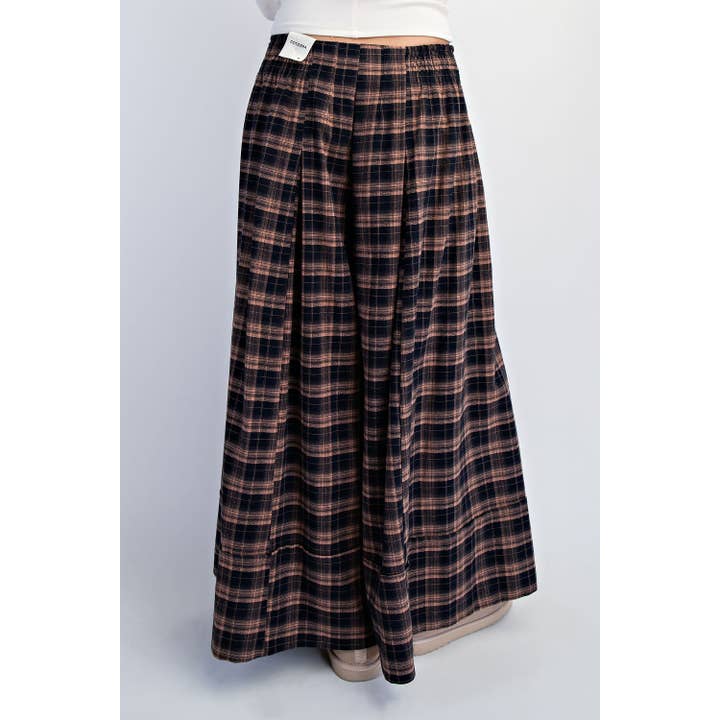 Cotierra Plaid Wide Leg Pants