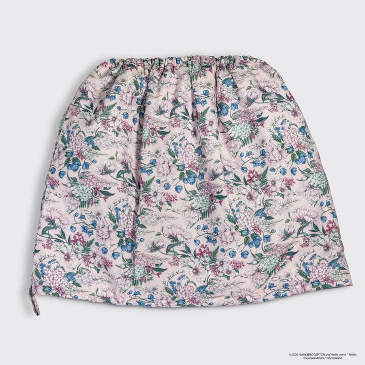 Bridgerton x Kitsch Satin Lined Shower Cap