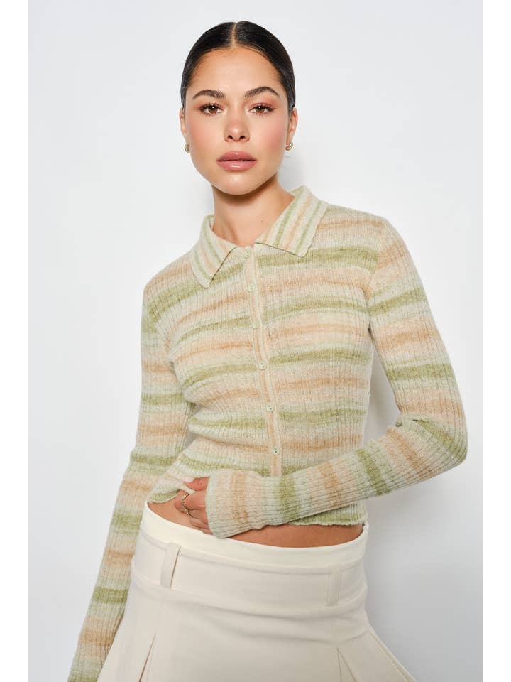 Pretty Garbage Alison Ribbed Polo