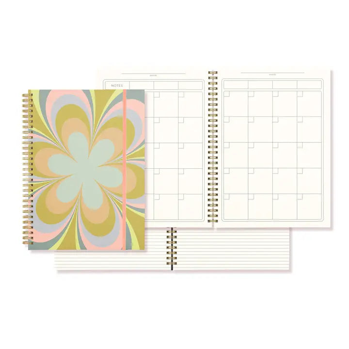 Talking Out Of Turn Kaleidoscope Floral Notebook