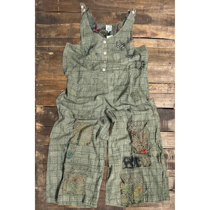 Jaded Gypsy Cobblestone Walks Overalls