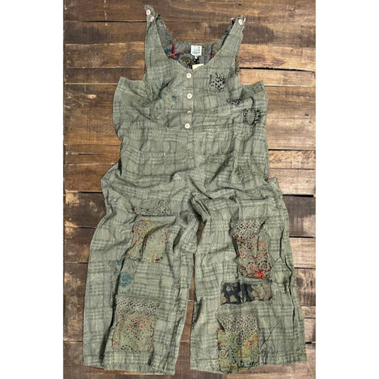 Jaded Gypsy Cobblestone Walks Overalls