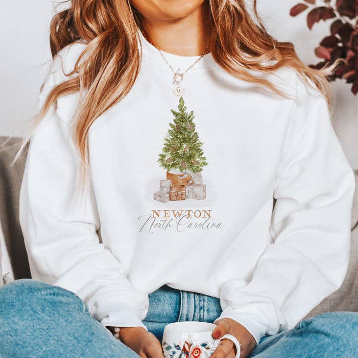 Cottage Tree Newton North Carolina Sweatshirt