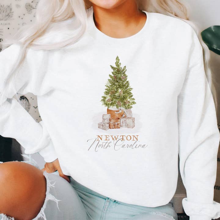 Cottage Tree Newton North Carolina Sweatshirt