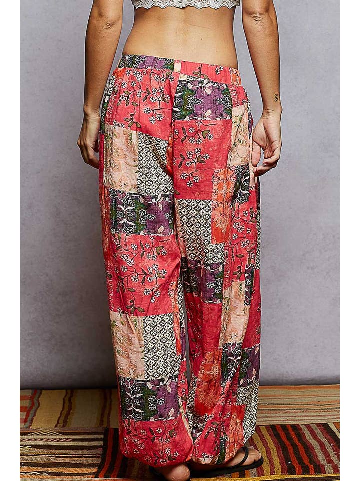 POL Multi Colored Printed Pants