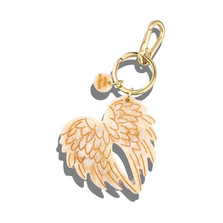 Solar Eclipse Angel Wings Bag Charm