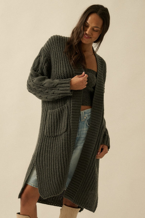 Promesa Knit Open Front Cardigan