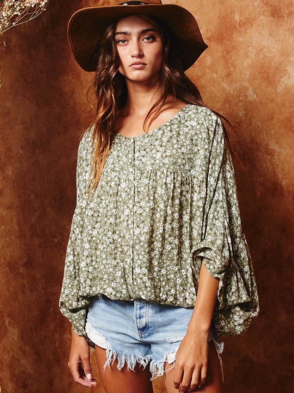 Bucketlist Floral Longsleeve Top