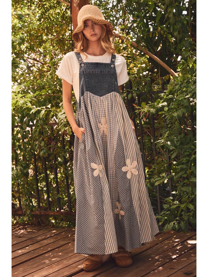 Oddi Patchwork Overall Dress