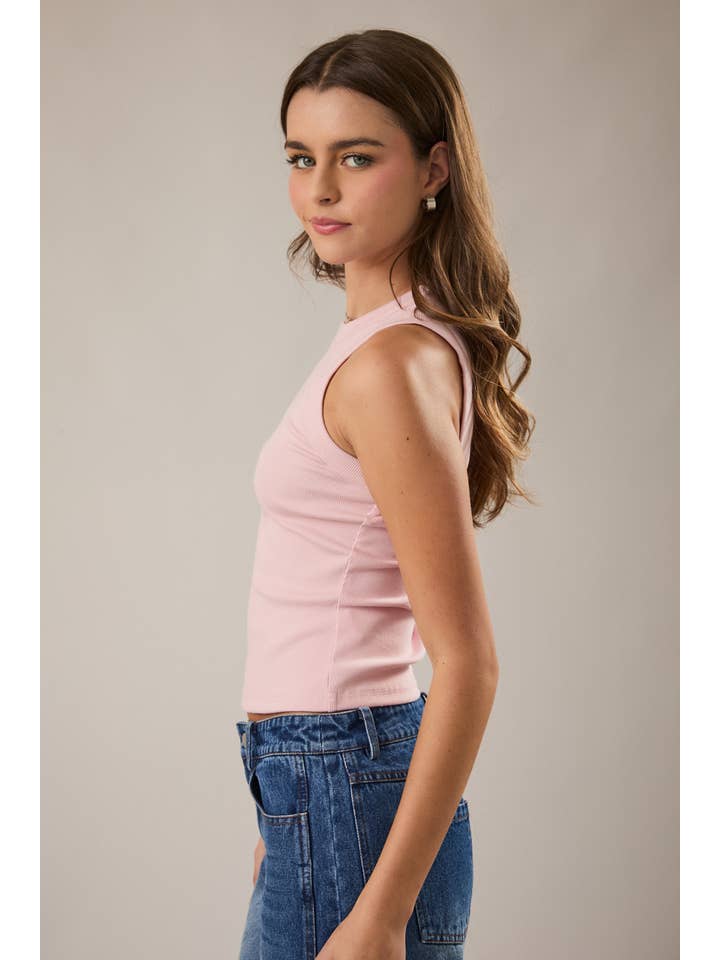 Le Lis Sleeveless Ribbed Top