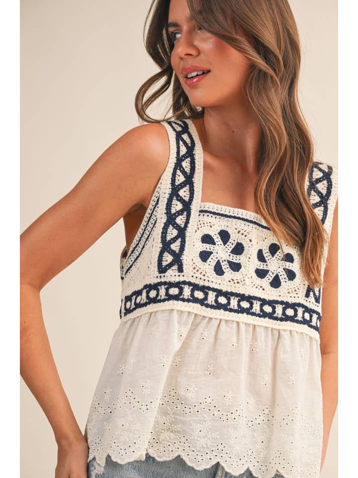 Klesis Crochet Cami