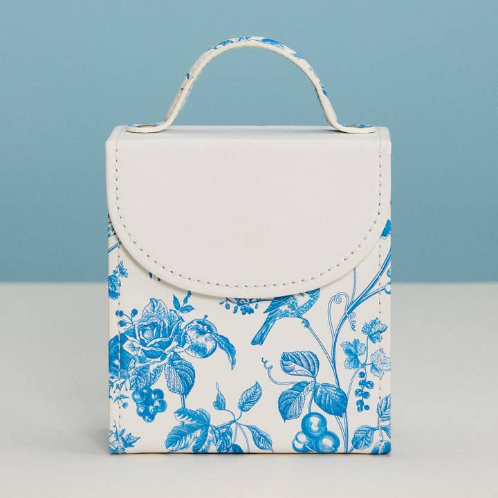 Vintage Floral Travel Jewelry Box