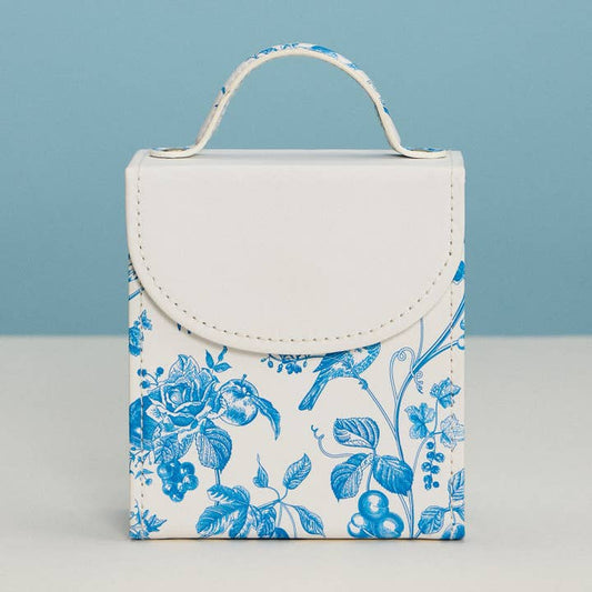 Vintage Floral Travel Jewelry Box