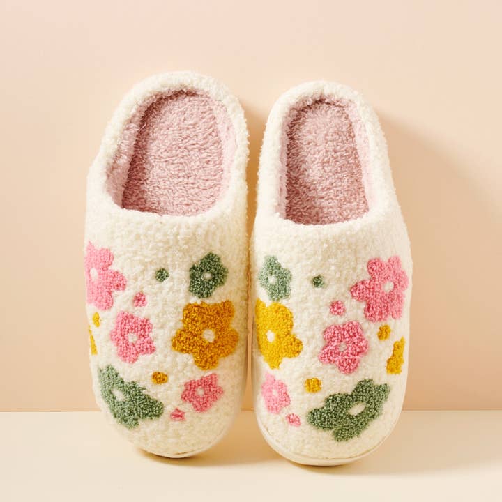 Multi Floral Slippers