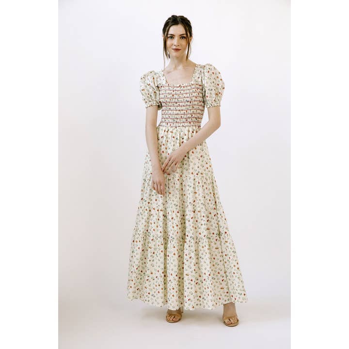 Storia Rose Bouquet Maxi Dress