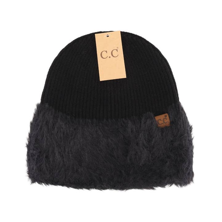 C.C. Beanie Faux Fur Cuff Beanie