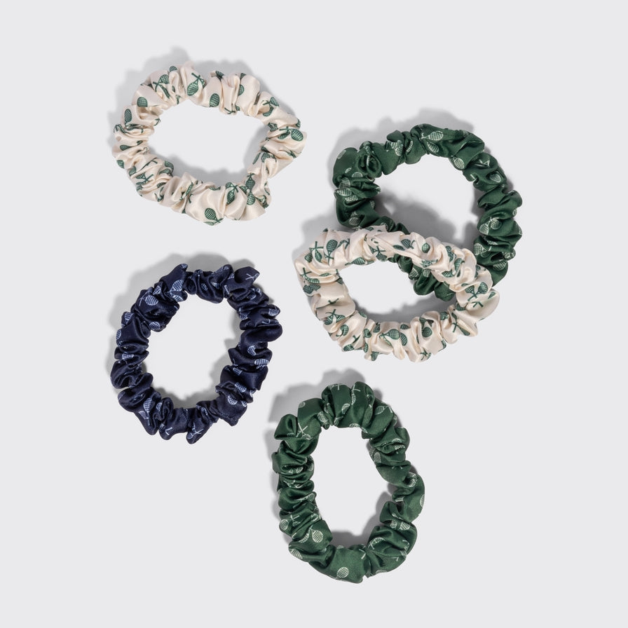 Kitsch Ruched Satin Scrunchies