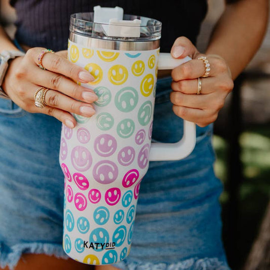 Smiley Face Tumbler