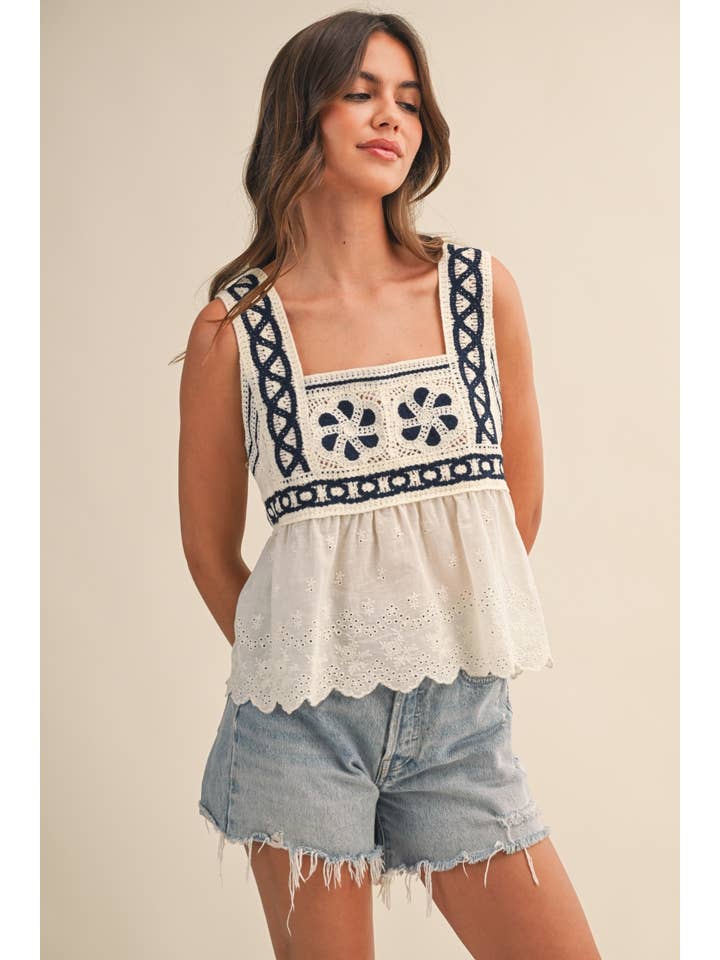Klesis Crochet Cami
