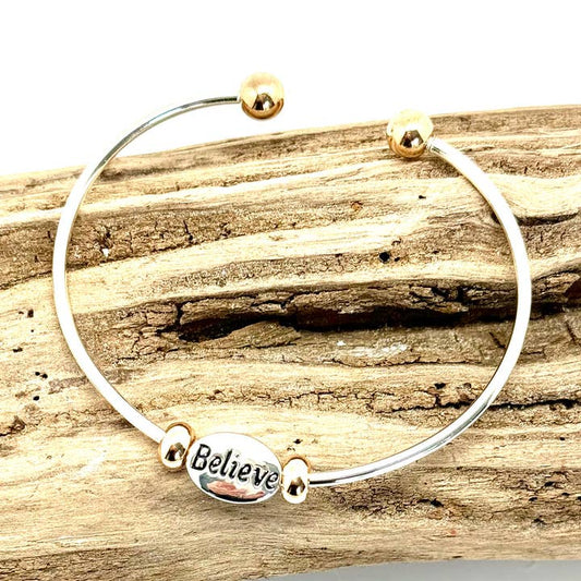 Believe Cuff Bracelet