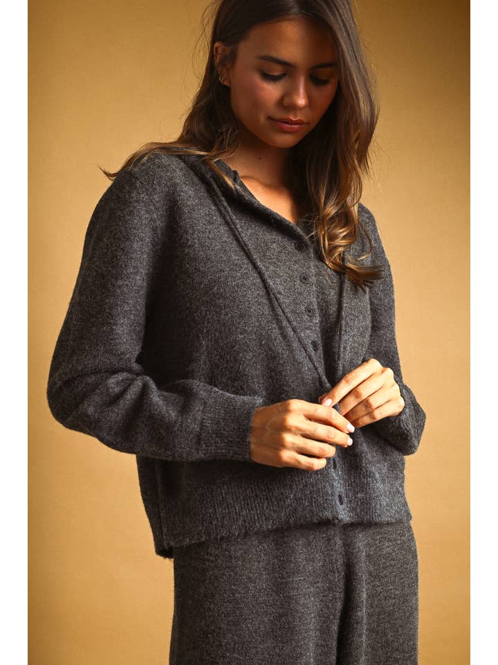 Miou Muse Hooded Knit Set