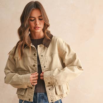 Miou Muse Contrast Utility Jacket