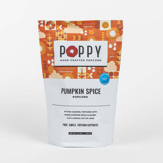 Poppy Pumpkin Spice Popcorn