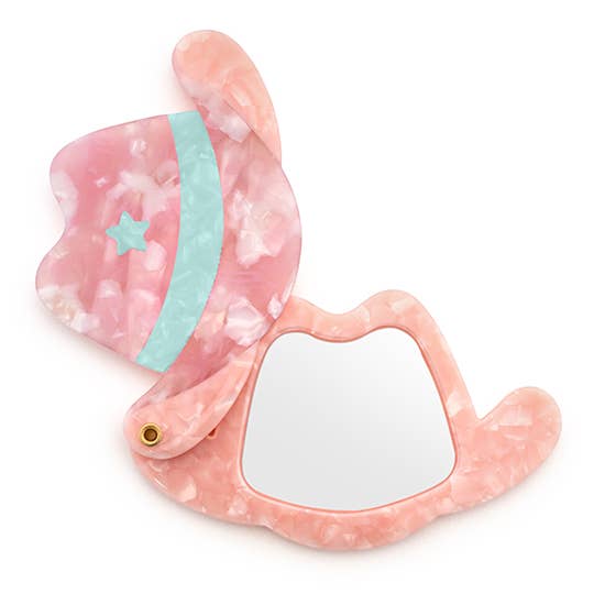 Cowgirl Hat Compact Mirror