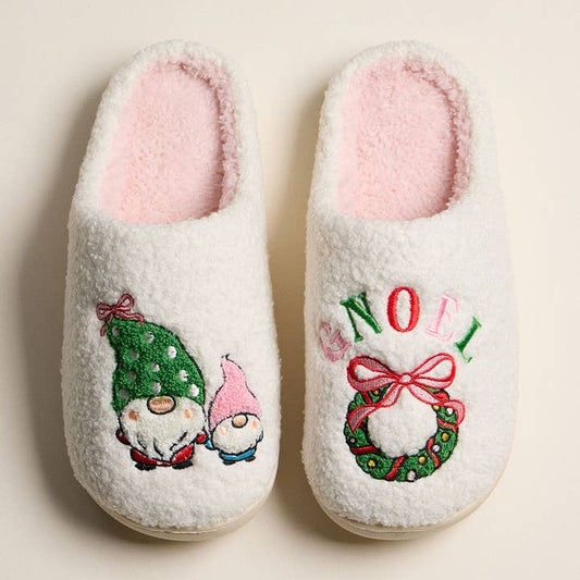 Gnome Noel Christmas Slippers