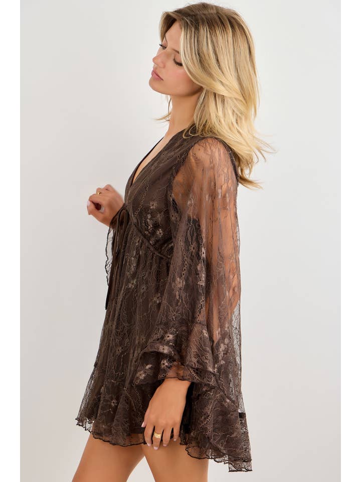 Baevely Ruffled Mini Dress
