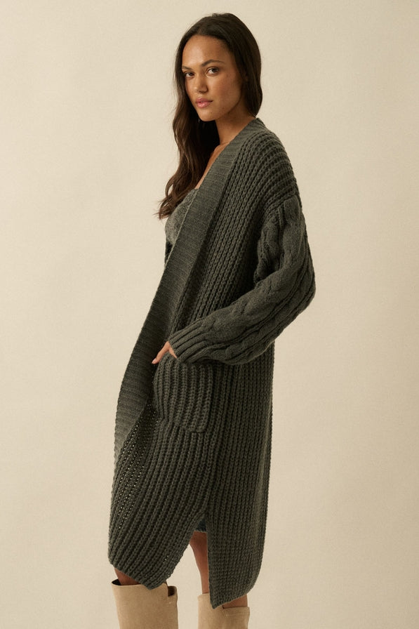 Promesa Knit Open Front Cardigan