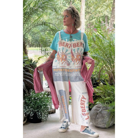 Jaded Gypsy Market Fresh Overalls - Liberty