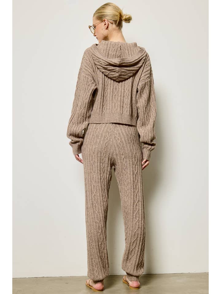 Mimosa Cable Knit Lounge Set