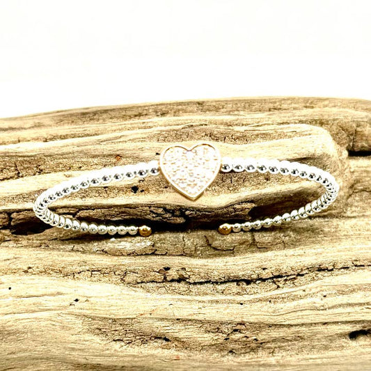 Glass Hearts Cuff