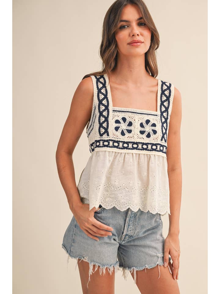 Klesis Crochet Cami