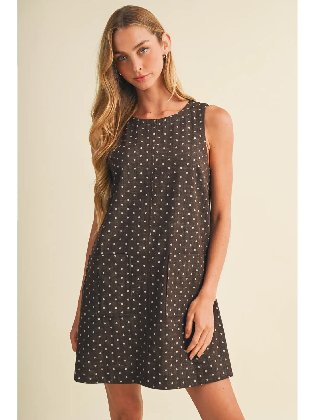 Mustard Seed Polka Dot Dress