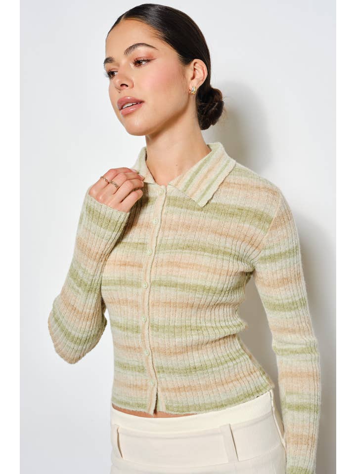 Pretty Garbage Alison Ribbed Polo