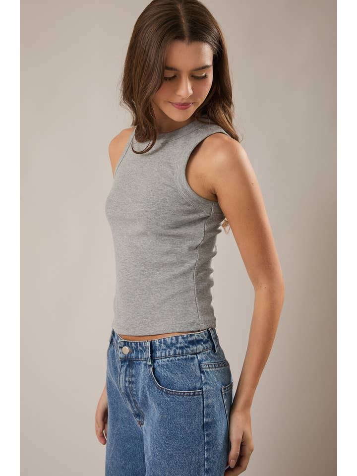 Le Lis Sleeveless Ribbed Top