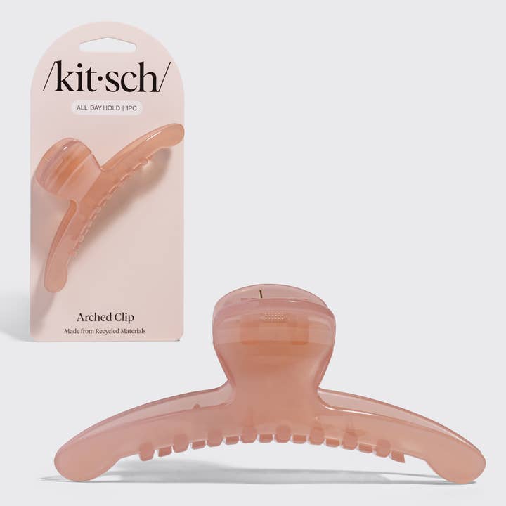 Kitsch Recycled Plastic Large Arched Clip