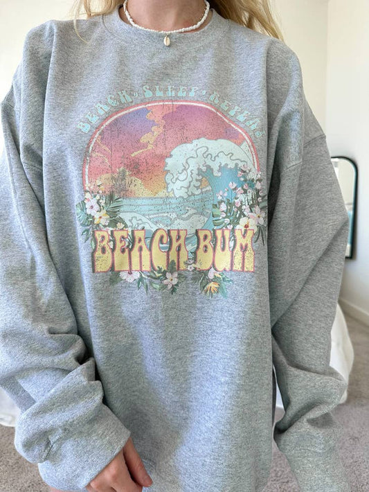 Sunkissed Coconut Beach Bum Sweatshirt
