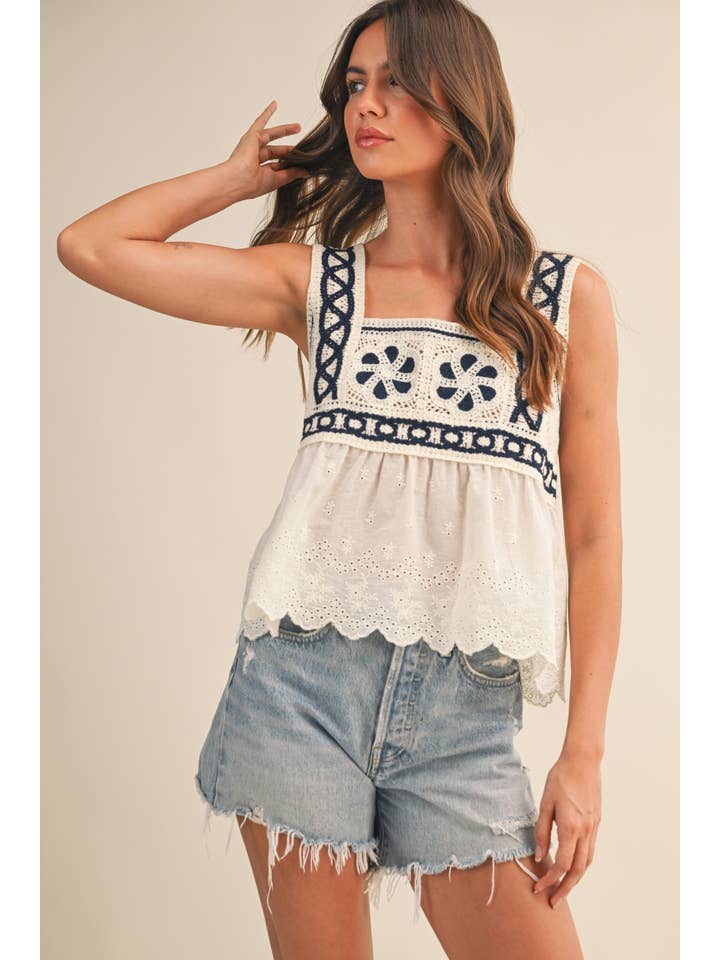 Klesis Crochet Cami