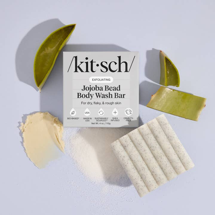 Kitsch Jojoba Bead Exfoliating Body Wash Bar
