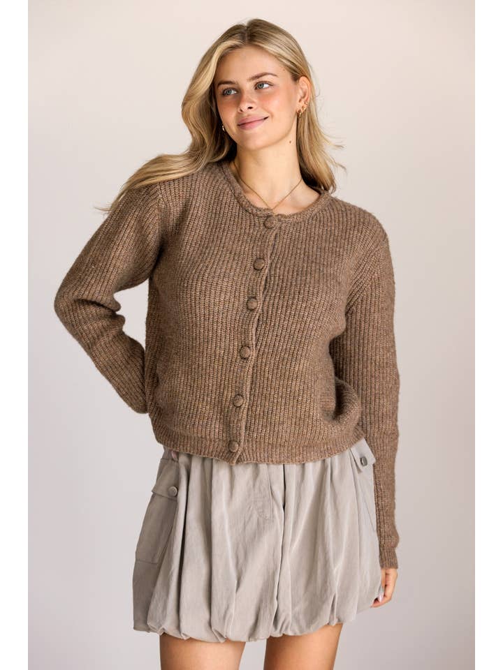 Storia Knit Button Up Cardigan