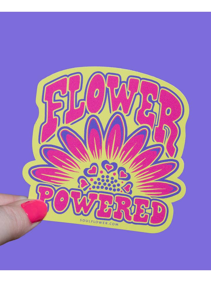 Flower Powered Sticker