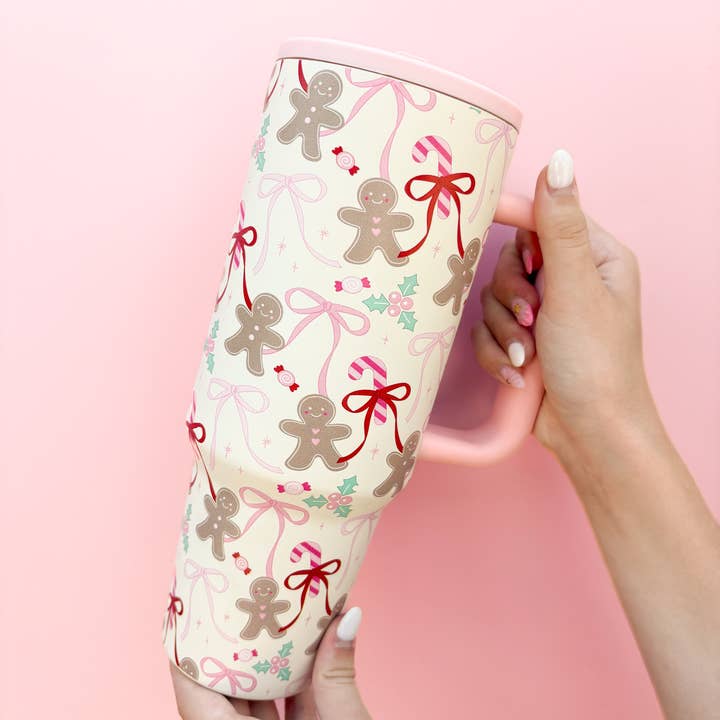 40oz Gingerbread Tumbler