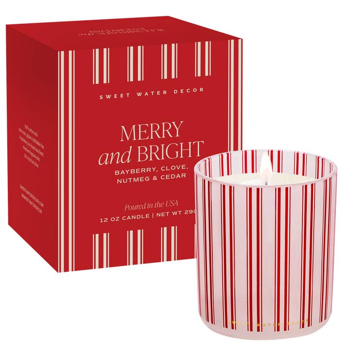 Merry & Bright 12 oz Soy Candle