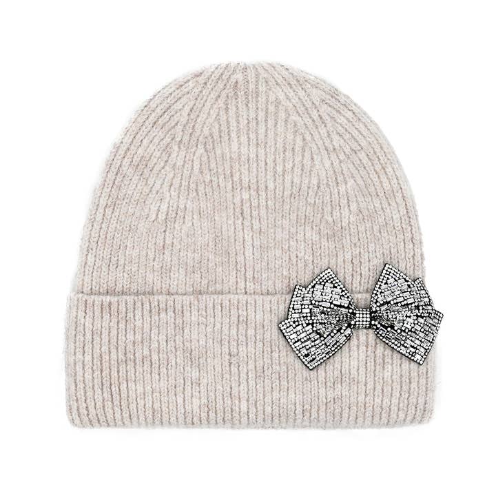 C.C. Beanie Bow Cuff Beanie