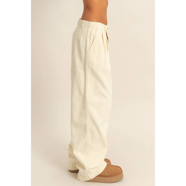 HYFVE Mid Rise Wide Leg Pants