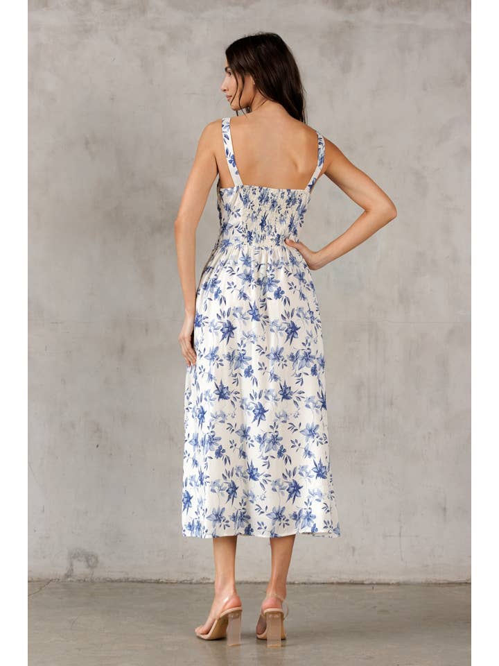 Storia Floral Midi Dress
