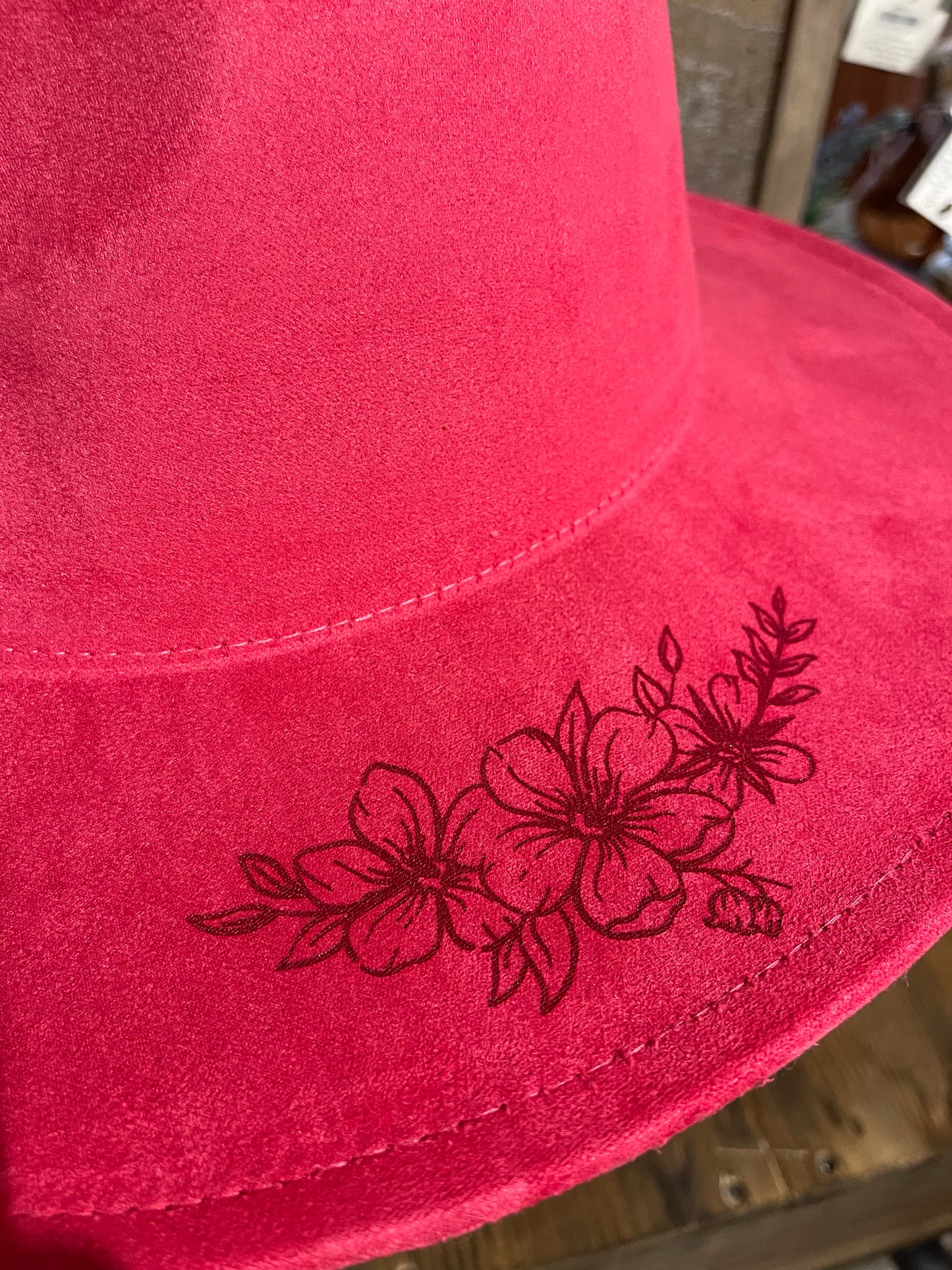 Wild Indigo Floral Hat